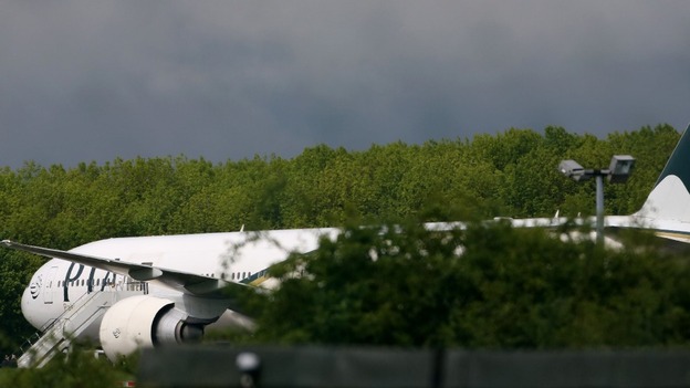 The Pakistan International Airlines flight was diverted to Stansted Airport.
