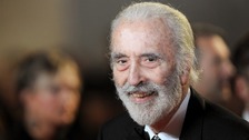 Actor Sir Christopher Lee, due to turn 91 on May 27 on the day he releases his latest metal album. 
