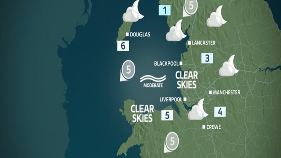 Friday night's weather