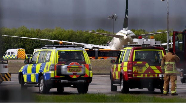 The Pakistan International Airlines flight PK709 bound for Manchester from Lahore was diverted to Stansted Airport.