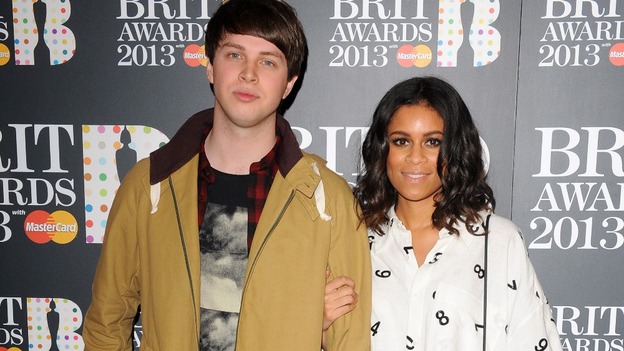 Aluna Francis and George Reid of AlunaGeorge at the Brits this year.