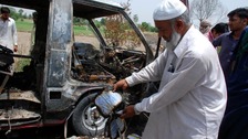 At least 16 children killed in Pakistan school bus fire