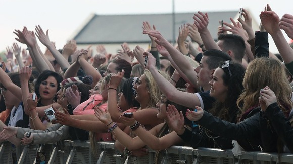 Revellers in Londonderry
