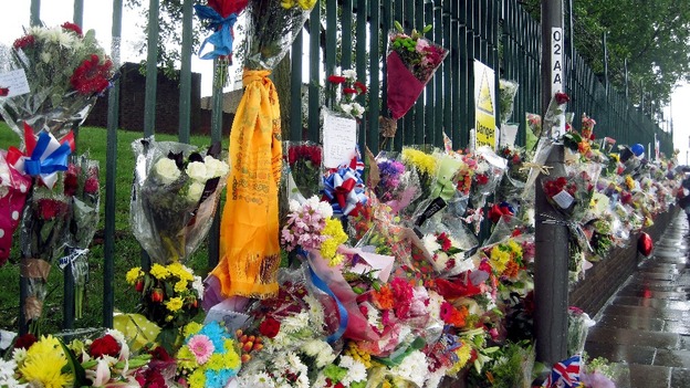 Floral tributes