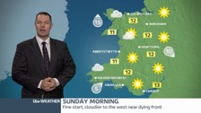 Fine sunny Sunday ahead