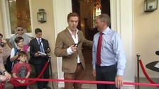 Damien Lewis opens refurbished mansion
