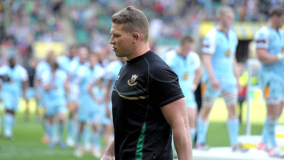 Northampton's Dylan Hartley shows his dejection after the Aviva Premiership Final at Twickenham, London.