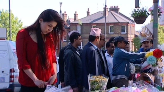 The community comes together to pay tribute