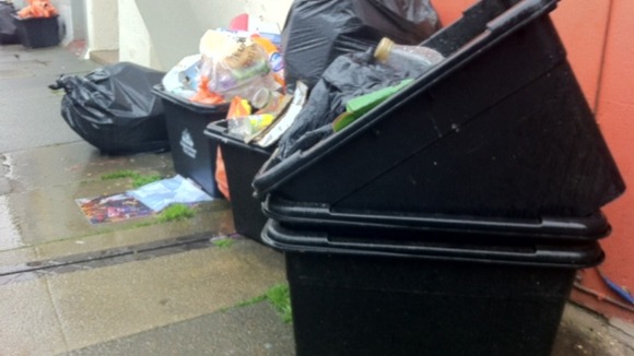 Rubbish in Brighton