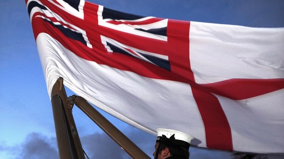 HMS Edinburgh flag