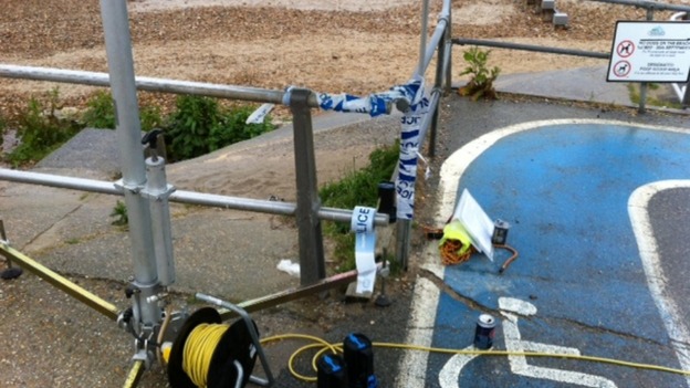 Cordon in place