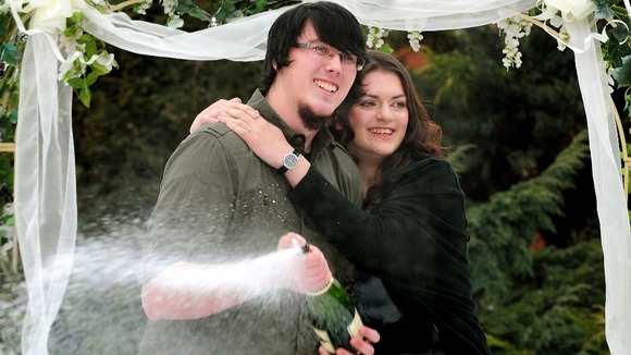 Matt Topham and Cassey Carrington from Stapleford in Nottingham
