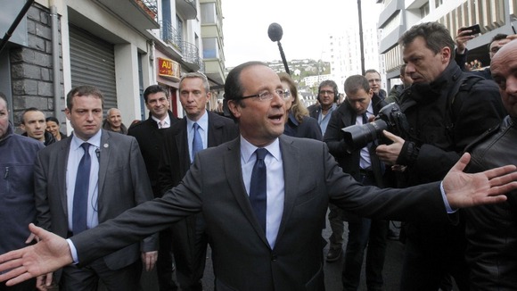 Francois Hollande, Socialist Party candidate