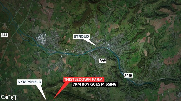 Map of Stroud