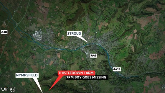 Map of Stroud