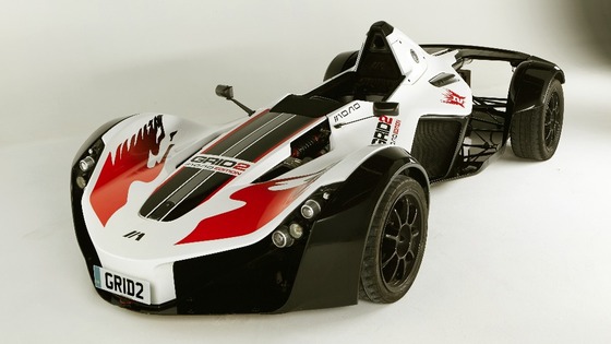 The British-manufactured BAC Mono racing car that comes 'free' with the game