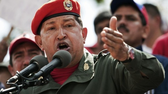 Venezuelan President Hugo Chavez pictured in February 20, 2010.