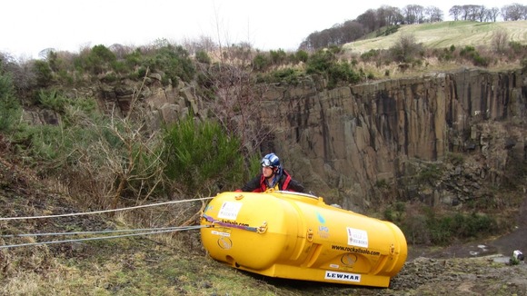 Practicing the winching procedure beforehand