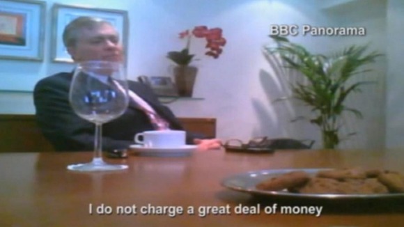 Patrick Mercer MP filmed by BBC Panorama