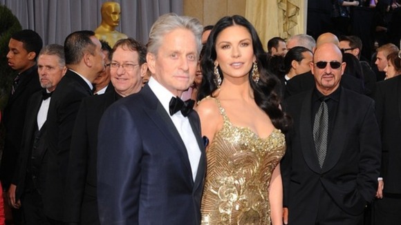 Michael Douglas with his wife Catherine Zeta-Jones