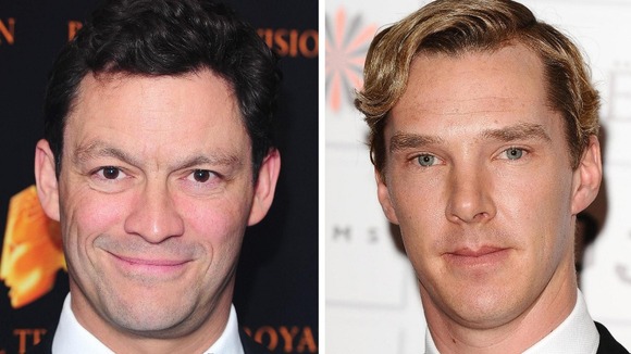 Dominic West and Benedict Cumberbatch