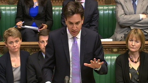 Labour leader Ed Miliband responds to Prime Minister David Cameron's statements to MPs.