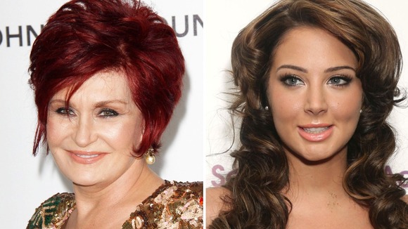 Sharon Osbourne (left), who will return to The X Factor judging panel to replace Tulisa Contostavlos (right)