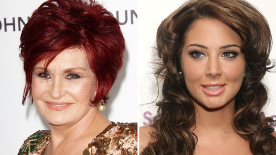 Sharon Osbourne (left), who will return to The X Factor judging panel to replace Tulisa Contostavlos (right)