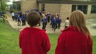 Peer Mentors keep an eye out for bullying in the playground