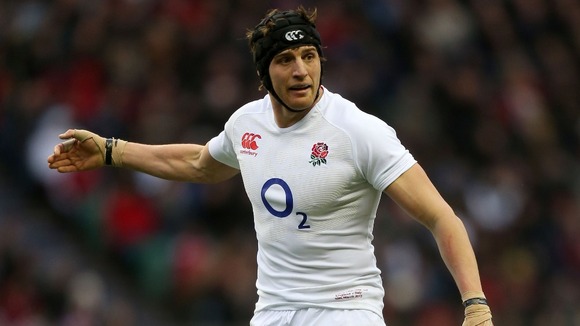 Northampton Saints forward Tom Wood who captains England against Argentina on Sunday