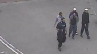 Five of the men involved in the terror plot are captured on CCTV.
