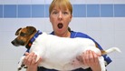 Mizzy, from Derby, tips the scales at 11 stone 4lbs making her around 60% overweight