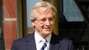 Coronation Street actor Bill Roache leaves Preston Magistrates Court.