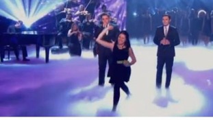 Woman throw eggs in BGT Final