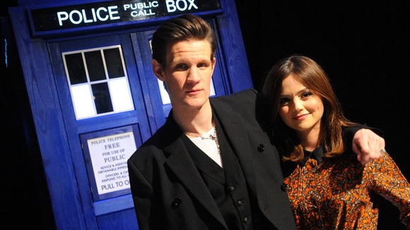 Matt Smith and Jenna-Louise Coleman, stars of Doctor Who