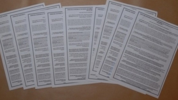 Documents found in the home of one of the men found a number of materials addressed to 'enemies of Islam' and the 'English Drunkards League'