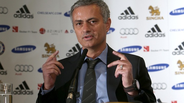 Jose Mourinho is holding his first press conference as Chelsea manager