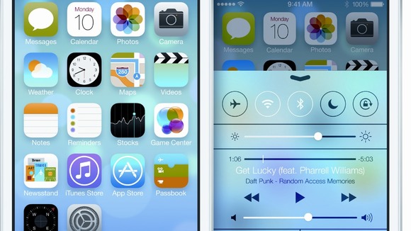 New look app icons in iOS 7