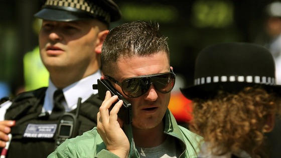 EDL leader Tommy Robinson 