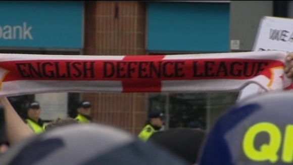 EDL support at last year's march