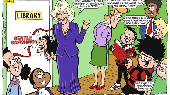 The Duchess of Cornwall also appears in the Beano.