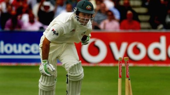'Ponting was fined 75% of his match fee for his outburst following his dismissal'