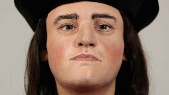 Facial reconstruction of King Richard III touring the country till 16th March 2014.