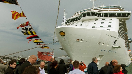 Royal Princess arrives in Southampton ahead of her naming ceremony and inaugural cruise 