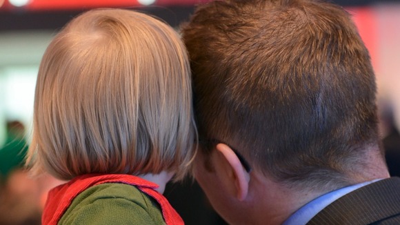 Men have children at much older ages than women.