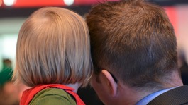 Men have children at much older ages than women.