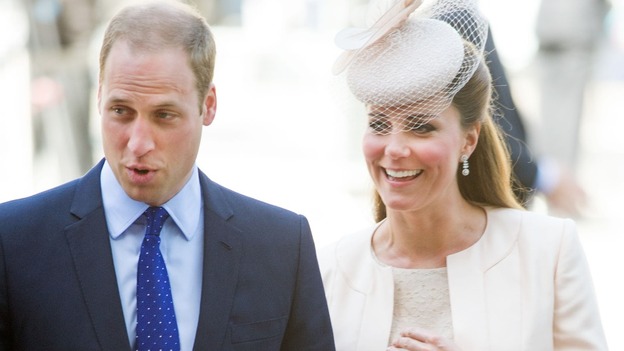 Prince William with his wife Kate