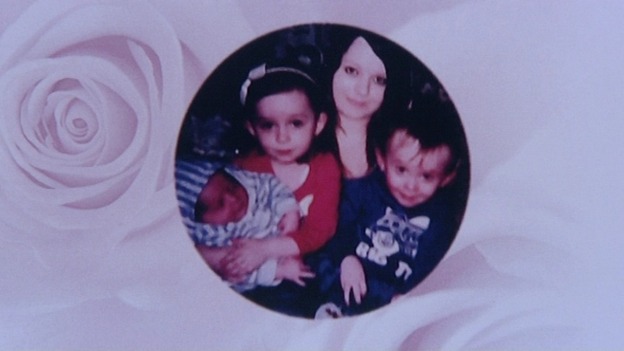 Fiona with her three children