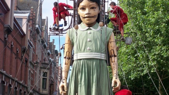 Little girl giant