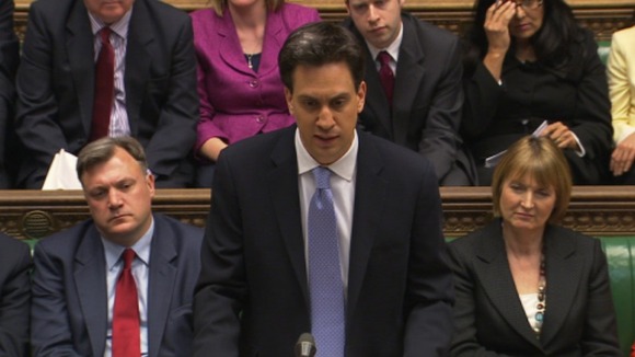 Ed Miliband at PMQ's